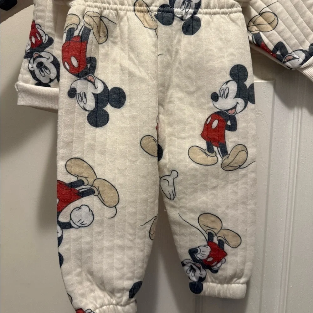 Disney Baby Quilted Mickey Mouse Sweatsuit